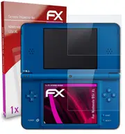 atFoliX armored film compatible with Nintendo DSi XL glass foil 9H protective armor 03 FX HYBRID GLASS