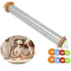 Noodles Pizza Non-Stick Rolling Pin Mat Dough Roller Baking Tools Bakeware