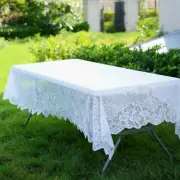 6 pcs 60x108" Floral LACE Rectangular TABLECLOTHS Wedding Party Table Linens