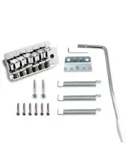 6 String Guitar Tremolo Bridge with Whammy Bar for Fender Strat Squier Style ...