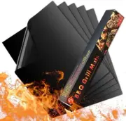 Grill Mat Set of 5 Heavy Duty BBQ Grill Mats Non Stick BBQ Grill Baking Mat