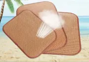 Summer Floor Seat Washable Cane Grass Pet Cooling Mat Sleeping Blanket Dog Cat