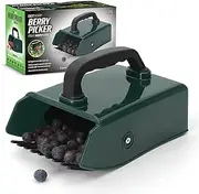 Berry Picker Handheld Easy Scoop Comb Tool Fruit Harvester Plastic Metal Garden Outdoor Camping Blueberry Blackberry All Berries Rake Scoop for Fruit Foraging Harvesting Collector - Green