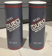 Avon Talc Men’s DUEL X 2 BOTTLES, AUS STOCK, FREE POSTAGE