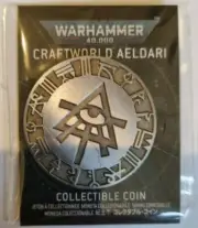 Craftworld Aeldari Collectible Coin-Eldar-Harlequin-Dark Reaper-Warhammer 40k
