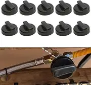 10Pcs Outdoor Heater Replacement Parts, Plastic Patio Heater Control Knob, 8Mm Mounting Socket Knob For Outdoor Round Stand Up Propane Heater, Pyramid Patio Heater And Mini Heater