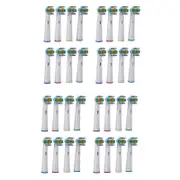 Compatible Toothbrush Replacement Heads - 32 Heads - Ultra Bright Pro White