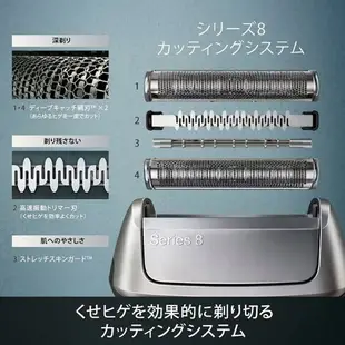 【日本代購】BRAUN 博朗 系列8 電動刮鬍刀 8413s-V