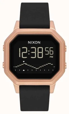 Nixon watch siren stainless steel A1211 Siren SS RoseGold/Black Ladies