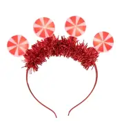 Light Up Hair Hoop Christmas Bulb Headband LED Hairband Glowing Toy