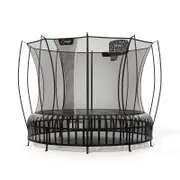 VULY Thunder 2 Pro Large 14ft Springless Trampoline with Enclosure - Round Kids Trampolines Bundle With Basketball Hoop