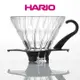 【HARIO】V60黑色01玻璃濾杯1~2杯 VDG-01B