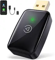Beslike Wireless Carplay Adapter & Android Auto Wireless Adapter, 2-in-1 Mini USB Car Play Convert OEM Wired to Wiresless, Plug & Play USB-A/C, OTA Updates for Cars from 2017+/Android 10+/ iOS 10+