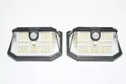 New 2Pk 231 LED Solar Lights for Outside Waterproof, Motion Sensor, 300°, IP65