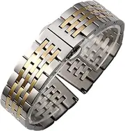 [YJYSUPUGH] Stainless Steel Watch Strap 18mm 20mm Metal Replacement Wristband Suitable for Smart Watch Quartz Watch Unisex