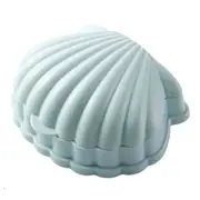 2Pcs 2021 Mermaid Shell Cute Bathroom Dish Plate Case Home Shower Travel Hiking Container Soap Box Plastic Dispenser Container
