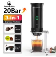Portable Electric Espresso Coffee Maker Travel Rechargeable Mini Machine