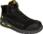 Diadora Utility Smart Softbox Mid S3L, safety boots unisex , color: Black/Yellow , size: 37 EU