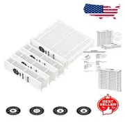 MERV-13 Air Filter Pack of 4, Compatible with Bryant/Carrier EZ-FLEX Systems