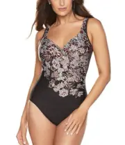 Miraclesuit Women's It's a Wrap Tummy Control One Piece Swimsuit L78421 Size 10