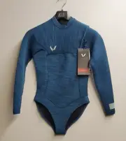 VOLTE Women's 2/2 PRIMIUM Zip-Free L/S Spring Suit - Blue - L 10 - NWT
