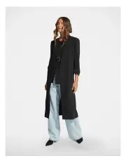 [Decjuba] Carmen Duster Coat in Black