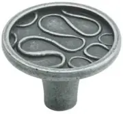 $236 (20) AMEROCK Knob Pulls Playful Nature 1 1/2" Wrought Disc Cabinet BP26113