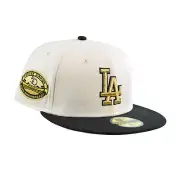 New Era Los Angeles Dodgers CITY ICON 59Fifty Fitted Hat Beige-Black