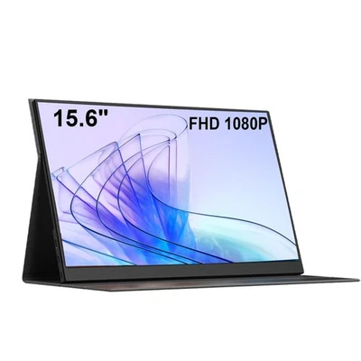 15.6 Inch Portable Laptop Monitor with USB C HDMI - HDR Eye Careful Gaming Mo...