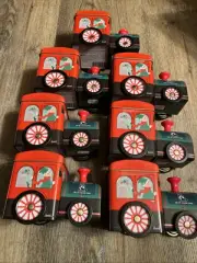 X7 Christmas M&S Hot Chocolate Fairtrade Tin Trains 3.52oz/100g Each BB 11/11/25
