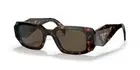 PRADA PR 17WS 2AU8C1 Tortoise Brown Lens UNISEX Sunglasses AUTHENTIC NEW