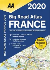 在飛比找三民網路書店優惠-Big Road Atlas 2020 France