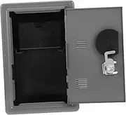 Portable Iron Lock Money Box Small Safe Box Key Stylish Storage Container