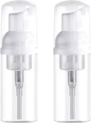 KEAIYYJ Small Foam Pump Bottles Travel Size Mousse Mini Soap Dispenser, Clear