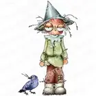 ODDBALL OZ SCARECROW-Stamping Bella Cling Mount Rubber Stamp-Craft-Wizard Of