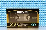 MAXELL XL II-S 90 VS. I TYPE II BLANK CASSETTE TAPE (1) (SEALED)
