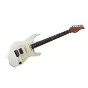 Mooer GTRS S800 Intelligent Electric Guitar White c/w Amp & Footswitch