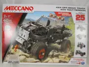 Meccano by Erector 4x4 OFF-ROAD TRUCK 25 Model Building Set 443 piece STEM toy