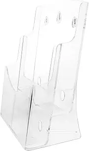 GRADENEVE Wall Mounted File Organizer Clear Document Holder Two Rack for Office Practical Paper Storage Flexible Design for Easy Use