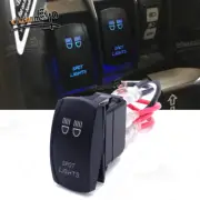 For Honda Ram ATV UTV "SPOT LIGHTS"Fog Light DRL Rocker Switch Toggle+Jump Wire (for: Honda)