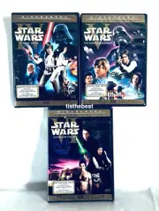 ✅Star Wars Original THEATRICAL Trilogy DVD A New Hope Empire Strikes Back Jedi✅