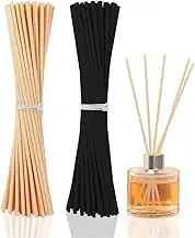 120Pcs Reed Diffuser Sticks Natural Rattan Wood Sticks Essential Oil Aroma Diffuser Sticks for Home Scent Diffuser Replace