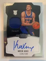 2018-19 Panini Dominion Kevin Knox Jersey Relic Auto /199 RC Rookie NY Knicks