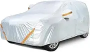 Car Cover Compatible with Renault Austral 2022-2025, Windproof Waterproof and UV-Resistant Tarpaulin(Silver)