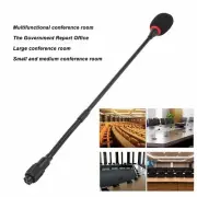 16 Inch Gooseneck Condenser Microphone Flexible Aluminum Alloy Desktop