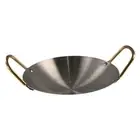 Round Bottom Dry Pots Stainless Steel Wok Household Soup Pan Picnic