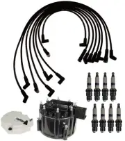 ACDelco Ignition Kit Distributor Rotor Cap Wire Spark Plugs For C20 C30 C3500 V8