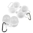 2Pcs 2 Grid Plastic Eggs Storage Container Saving Space Refrigerator Eggs