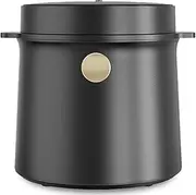 2L Low Sugar Rice Cooker, Rice Soup Separation Rice Cooker, 9 Modes, Delay Timer, Keep Warm, Non-Stick Surface, Overheating Protection, Hidden LED Display for 2-4 People Home Use