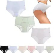[Generic] Ladydry Leak Proof Panties, Leakproof Underwear for Women Incontinence, Leak Proof Panties for Seamless Underwear, 3pcs-d, Large